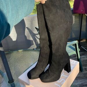 JustFab Heeled “Emmaline” Boots Size 11